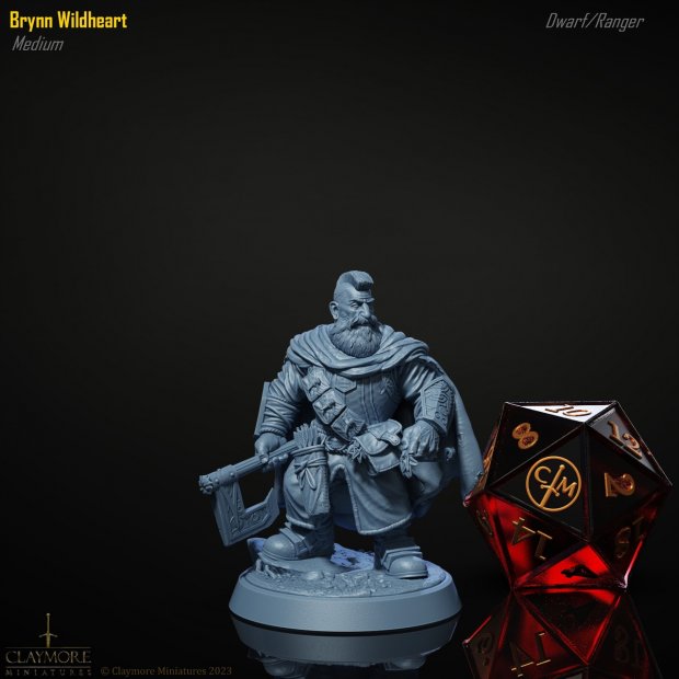 Brynn Wildheart Figure (Unpainted)