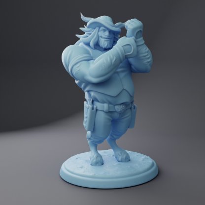 Satyr Cowboy Figure (Unpainted)