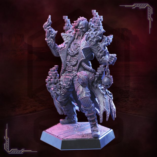 Pale Rider, Traitor Biker Figure (Unpainted)