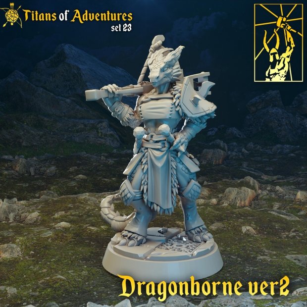 Dragonborne 02 Figure (Unpainted)