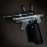 SE-14C Blaster Replica with Leather Holster for Star Wars Cosplay