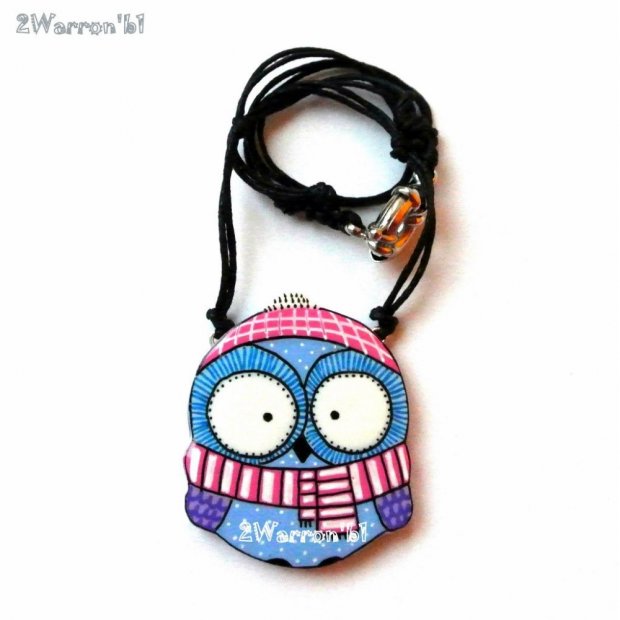 Winter Owl Necklace