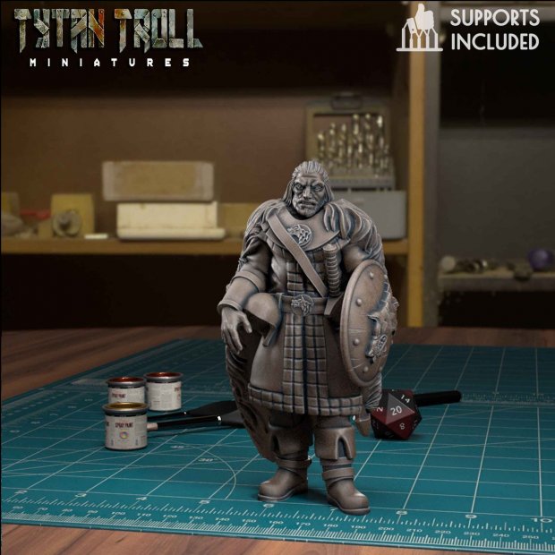 Northern Regiment Captain Figure (Unpainted)