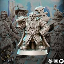 The Lord of the Rings - Gimli Son of Gloin Figure (Unpainted)