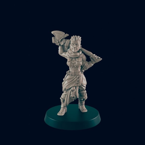 Man fighter robber Figure (Unpainted)
