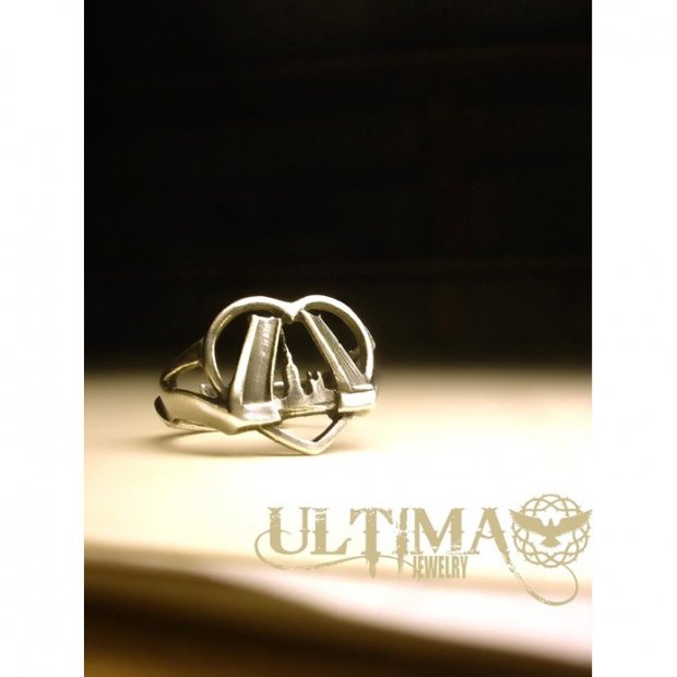 Handmade White Nights Ring