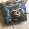 Handmade Marvel - Groot and Rocket Raccoon Custom Wallet