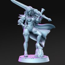 Zeera Warrior Figure (Unpainted)