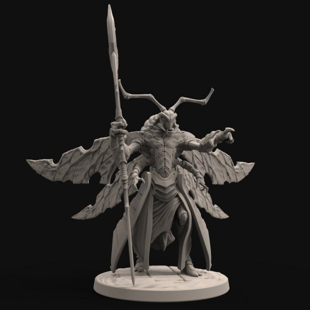 Emperor Khaz Areth Figure (Unpainted)