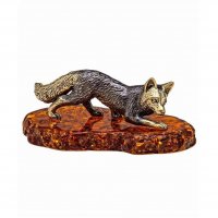 Crouching Fox Figure