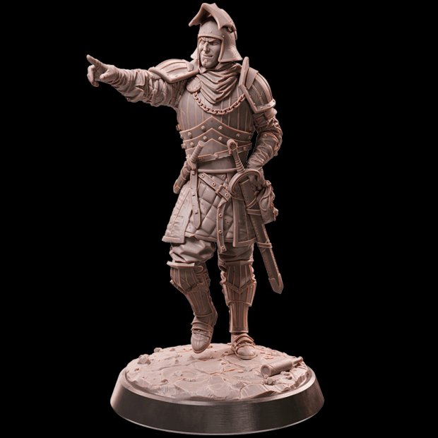 Warrior Toliy Figure (Unpainted)