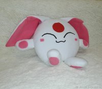 Cute White Fantasy Bunny Plush Toy