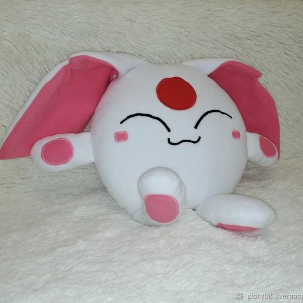 Cute White Fantasy Bunny Plush Toy