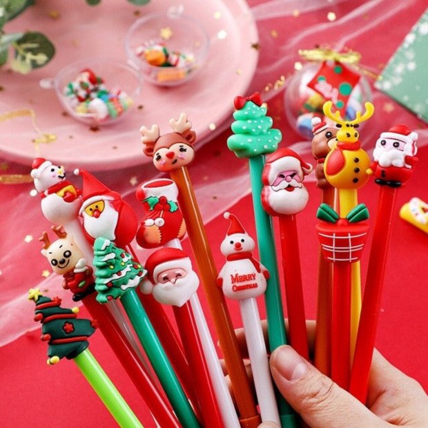 Cartoon Pen Set 10 pcs (Christmas)