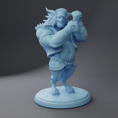 Satyr Biker Figure (Unpainted)