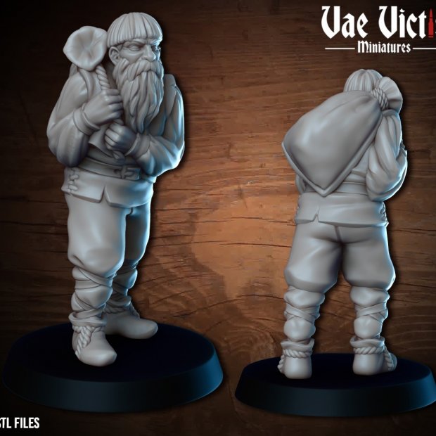 Old nomad Figure (Unpainted)