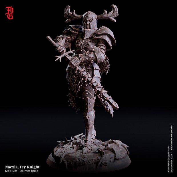 Naexia, Archfey Knight Figure (Unpainted)