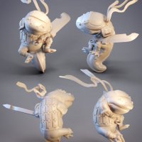 Ninja carp Figure (Unpainted)