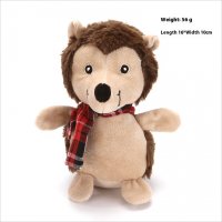 Christmas Plush Squeaky Pet Toy (Little Brown Bear)