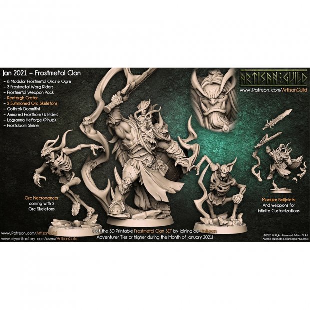 Kentargh Grotar Figure (Unpainted)