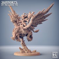 Helga Windfury on gryphon Figure (Unpainted)