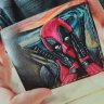 Handmade Marvel - Deadpool Art Custom Wallet