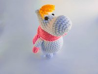 The Moomins - Snork in scarf and mittens Plush Toy