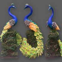 Peacock Figure