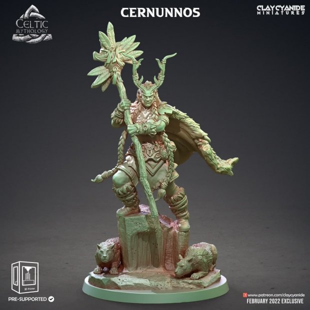 Cernunnos Figure (Unpainted)