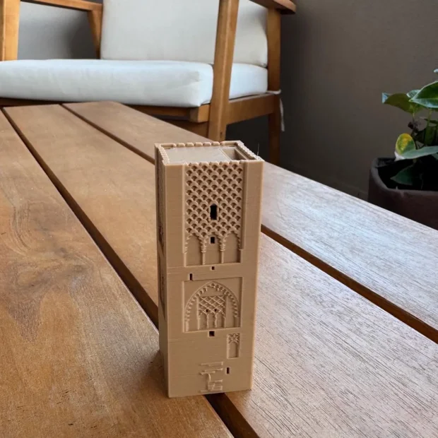 Hassan Tower - Morocco Printed Figure