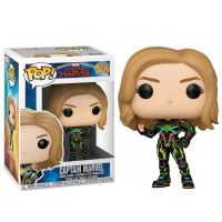 Funko Pop Marvel: Captain Marvel - Captain Marvel in Neon Suit Figure