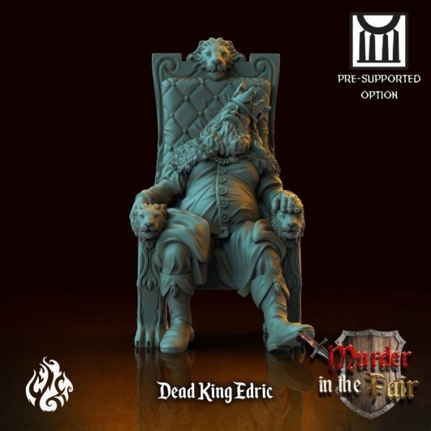 Dead King Edric Figure (Unpainted)