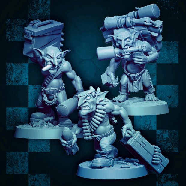 Ammo gobs Figures Set (Unpainted)