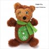 Christmas Plush Squeaky Pet Toy (Stupid Bear)
