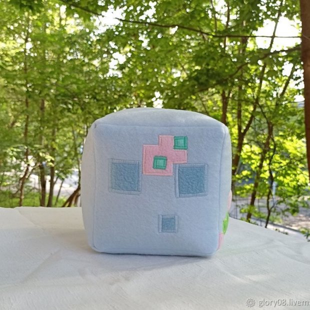 Pixel Tropical Slime Plush Toy