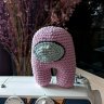 Among Us - Pink Astronaut Knitted Plush Toy