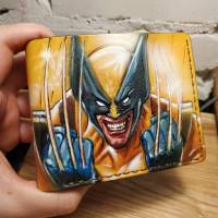 Handmade Marvel - X-Men Wolverine Face Custom Wallet