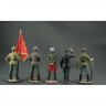 Trotsky And Makhno With Red Army Soldiers Set Of 5 Figures