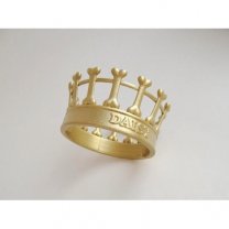 Personalized With Bones Dog Crown