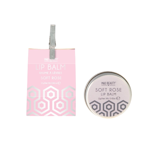 MAD Beauty Splash of Silver - Soft Rose Lip Balm