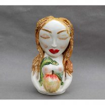 Eva With Apple Vase