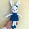 Crochet Bunny Doll (Blue Dress)