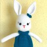 Crochet Bunny Doll (Blue Dress)