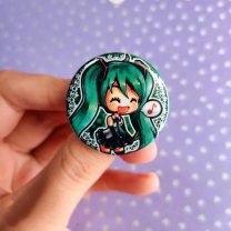 Hatsune Miku Button