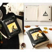 Harry Potter and the Deathly Hallows Book (Black) Handbag