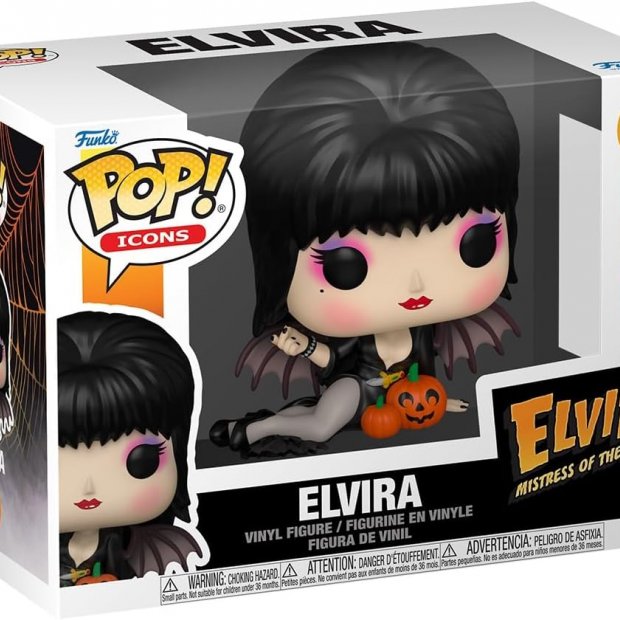 Funko Pop Icons: Elvira Mistress of The Dark - Elvira Pumpkins Figure
