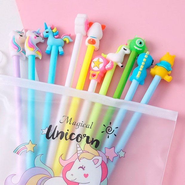 Cartoon Pen Set 10 pcs (Multicolor)