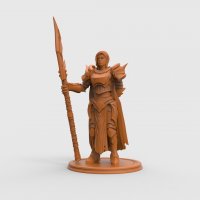 Lady with a spear Figure (Unpainted)