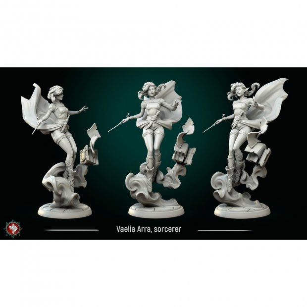 Vaelia Arra Sorcerer Figure (Unpainted)
