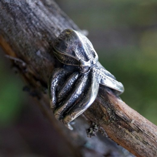 Handmade Kraken Ring